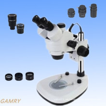 Microscopio estéreo trinocular de alta calidad de zoom (Szm0745t-J4)